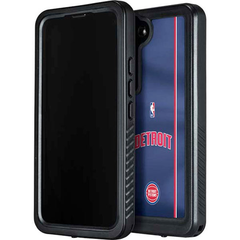 NBA Detroit Pistons Jersey Galaxy S24 Waterproof Case